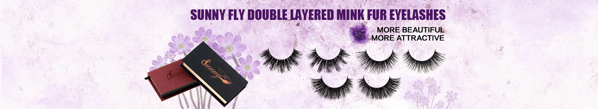 Double Layered Nerz Pelz Wimpern MD09